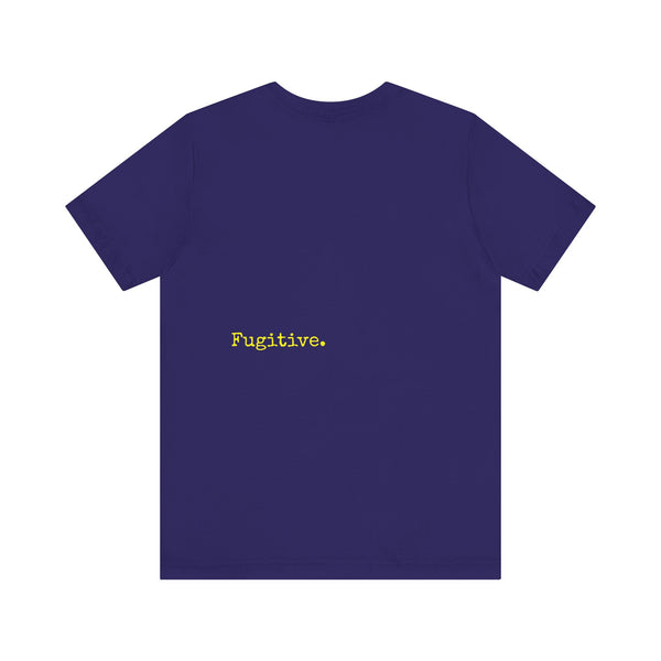 Neon Yellow Fugitive Skull Graphic Tee - Unisex Jersey Short Sleeve