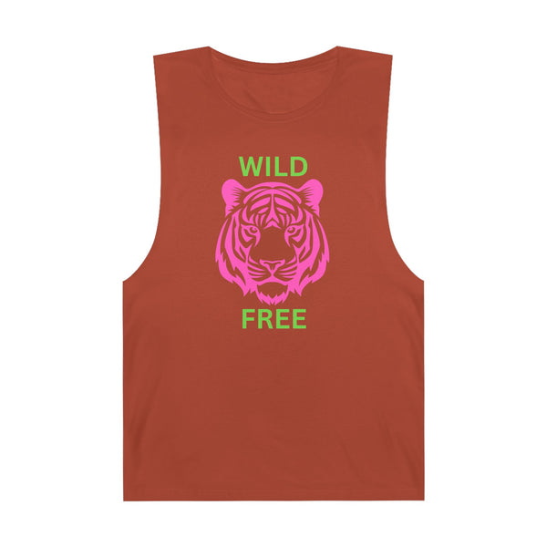 Wild & Free Unisex Tank Top - Vibrant Tiger Design