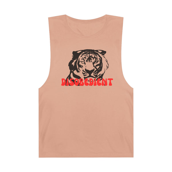 Unisex Disobedient Tiger Tank Top - Bold Graphic Sleeveless Tee for Casual Style