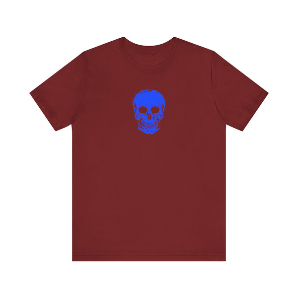 FUGITIVE TEES - NEON BLUE MINI SKULL TEE