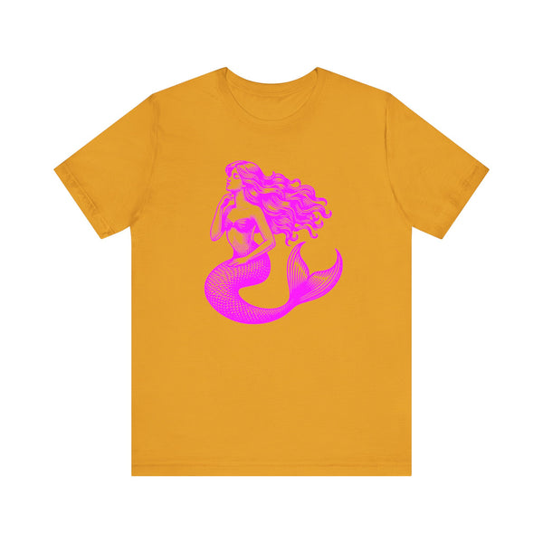 Vibrant Mermaid Graphic Tee - Unisex Jersey Short Sleeve