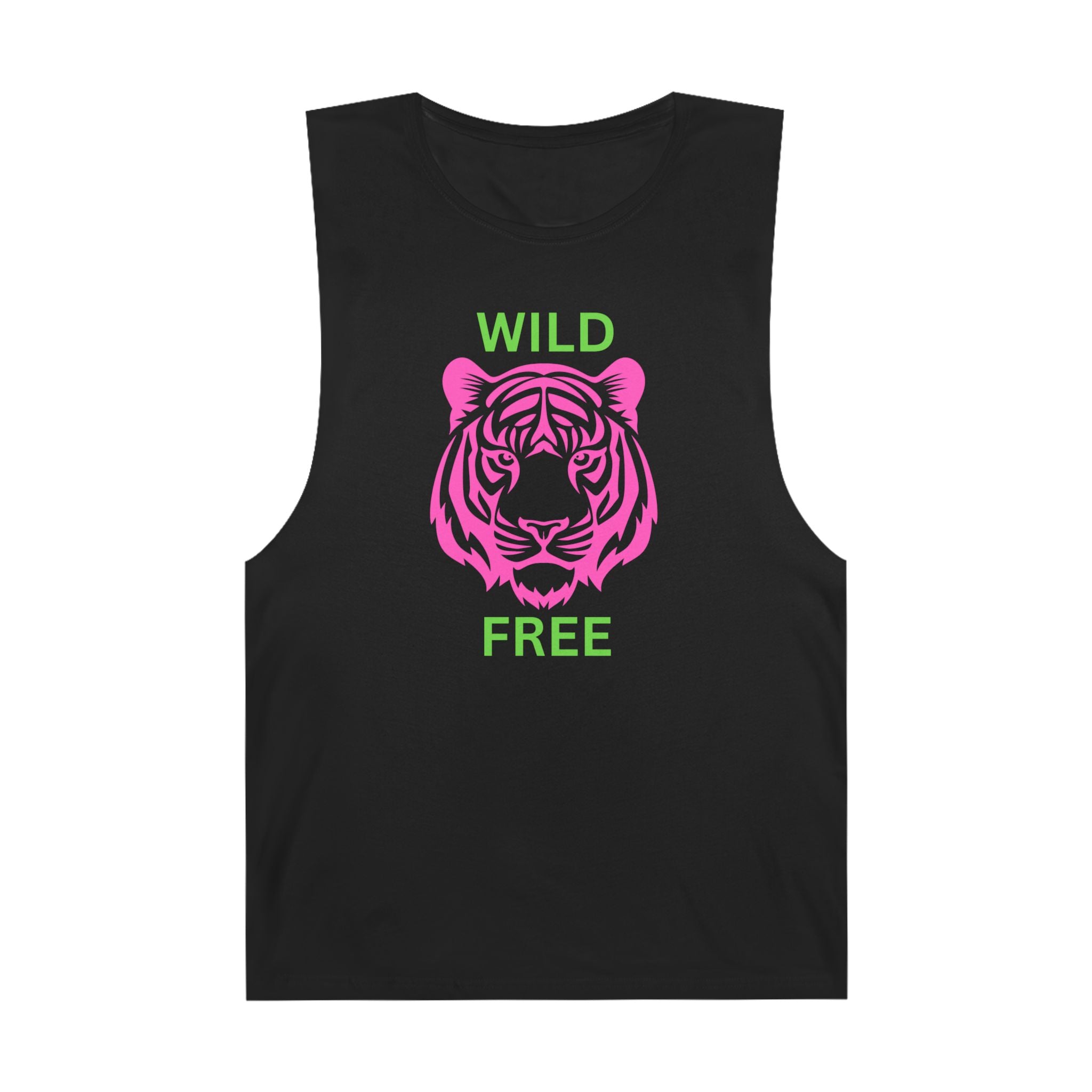 Wild & Free Unisex Tank Top - Vibrant Tiger Design