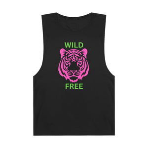 Wild & Free Unisex Tank Top - Vibrant Tiger Design