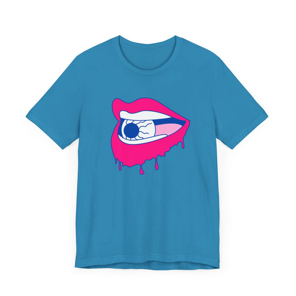FUGITIVE TEES - Dripping Lip + Eyeball Tee