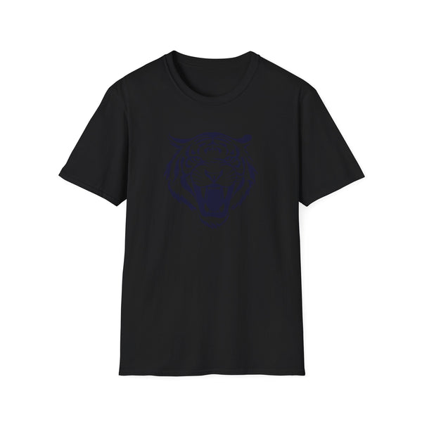 Unisex Navy Blue Tiger Graphic T-Shirt