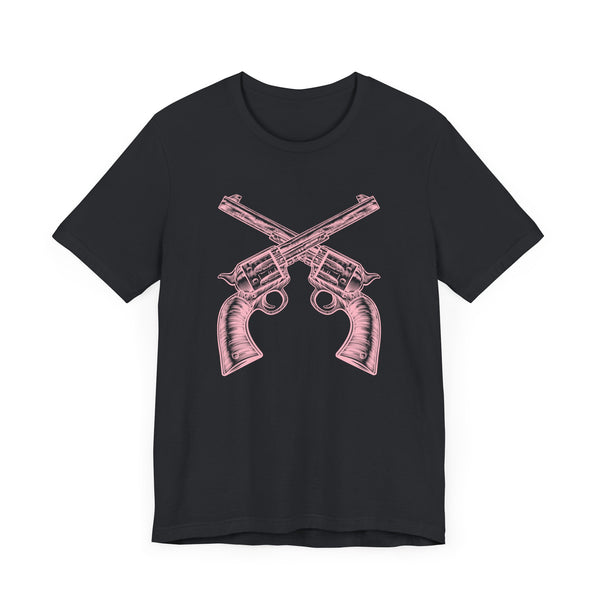 FUGITIVE TEES | COTTON CANDY HANDGUNS OUTLAW SHIRT