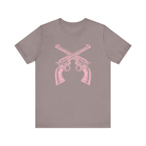 FUGITIVE TEES | COTTON CANDY HANDGUNS OUTLAW SHIRT