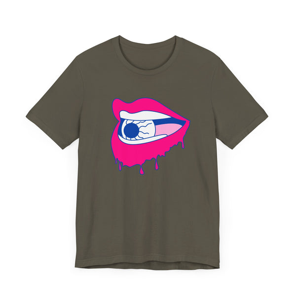 FUGITIVE TEES - Dripping Lip + Eyeball Tee