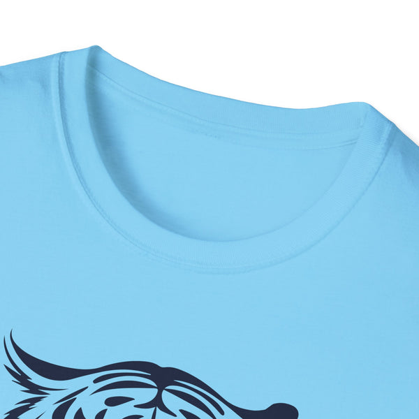 Unisex Navy Blue Tiger Graphic T-Shirt