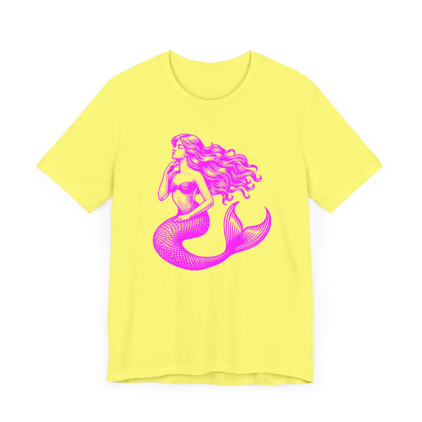 Vibrant Mermaid Graphic Tee - Unisex Jersey Short Sleeve