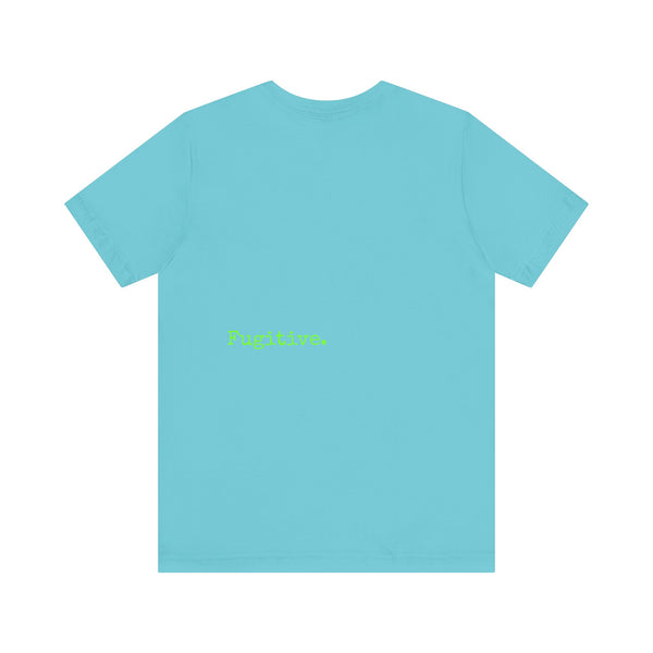 Lime Green Neon Skull Graphic Tee - Fugitive Statement Unisex Jersey Shirt