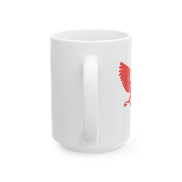 Stylish Red Bird Ceramic Mug - 11oz & 15oz