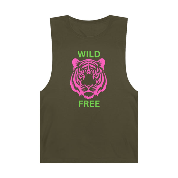 Wild & Free Unisex Tank Top - Vibrant Tiger Design