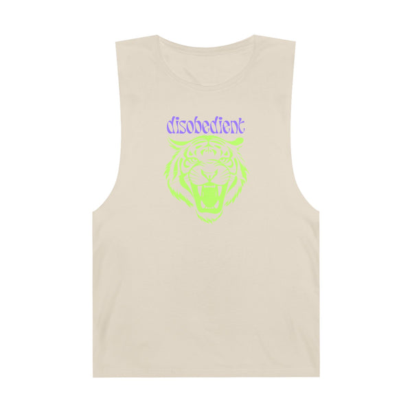 Disobedient Tiger Graphic Unisex Tank Top - Perfect for Summer Adventures