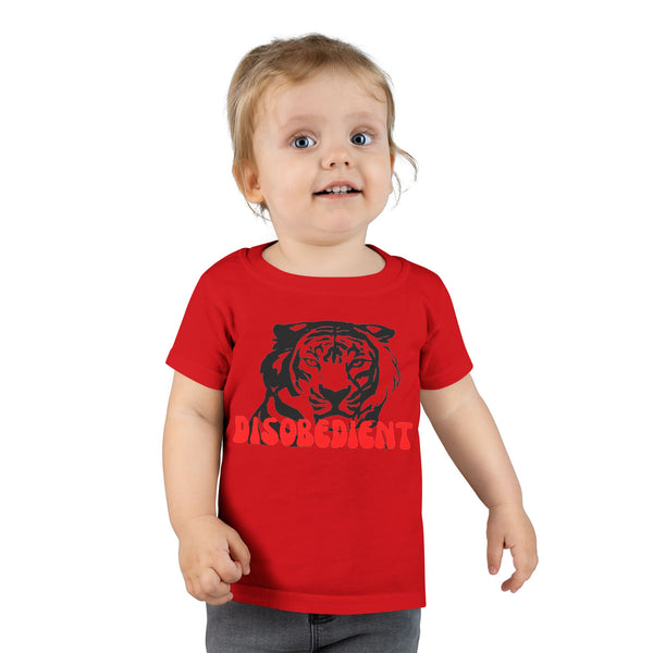 Disobedient Tiger Toddler T-Shirt - Fun and Playful Kids' Apparel