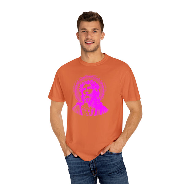 FUGITIVE TEES | SACRED NEON MAGENTA JESUS FREQUENCY TEE