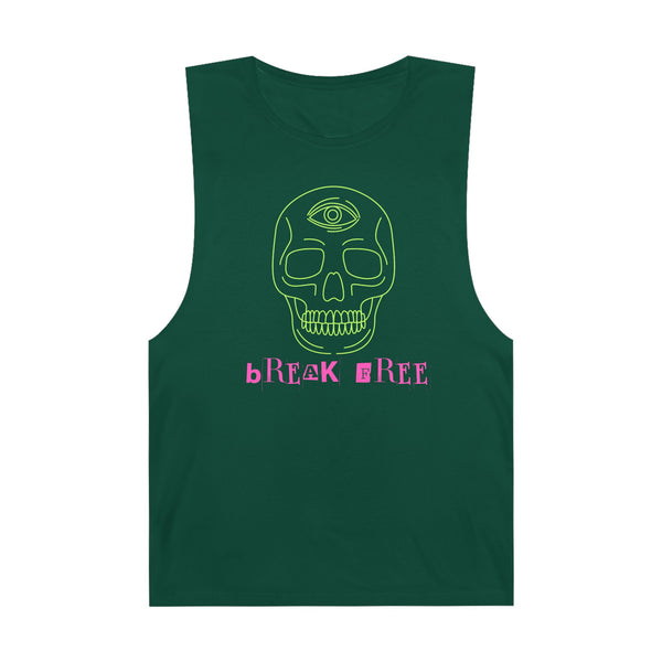 Unisex Barnard Tank - Bohemian Skull Graphic Tee for Festival Vibes