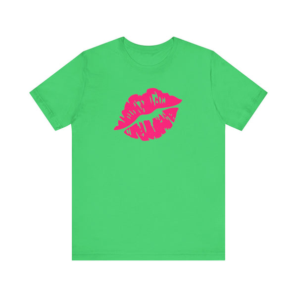 FUGITIVE TEES | NEON PINK KISS ME, DON’T MISS TEE