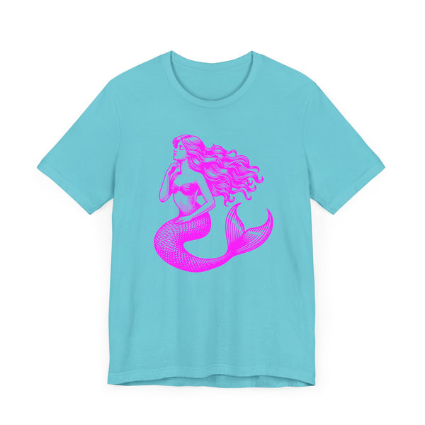 Vibrant Mermaid Graphic Tee - Unisex Jersey Short Sleeve