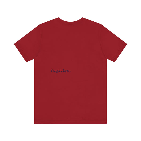 Dark Navy Blue Fugitive Tiger Graphic Tee - Unisex Jersey Short Sleeve Shirt