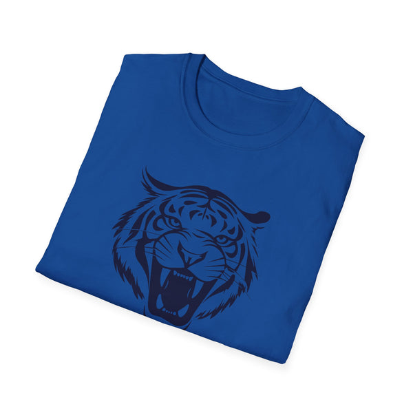 Unisex Navy Blue Tiger Graphic T-Shirt