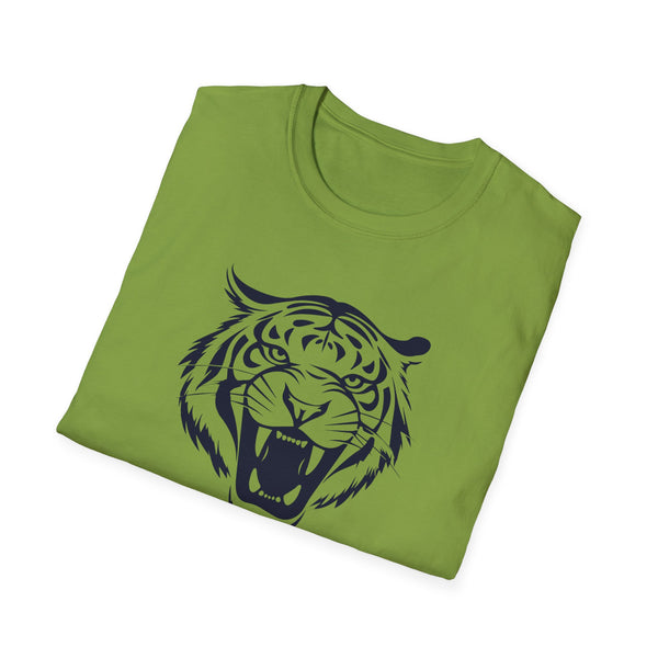 Unisex Navy Blue Tiger Graphic T-Shirt