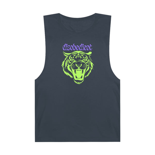 Disobedient Tiger Graphic Unisex Tank Top - Perfect for Summer Adventures