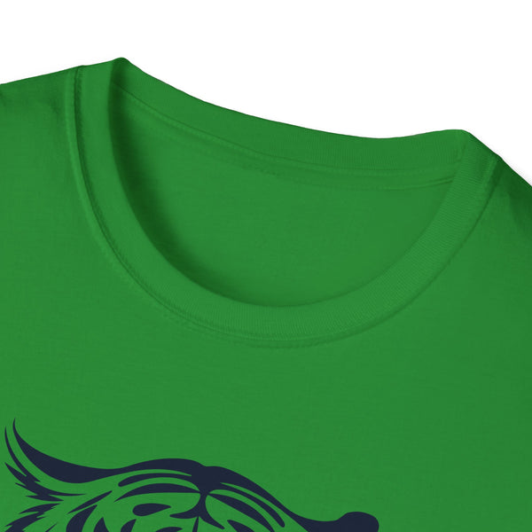 Unisex Navy Blue Tiger Graphic T-Shirt