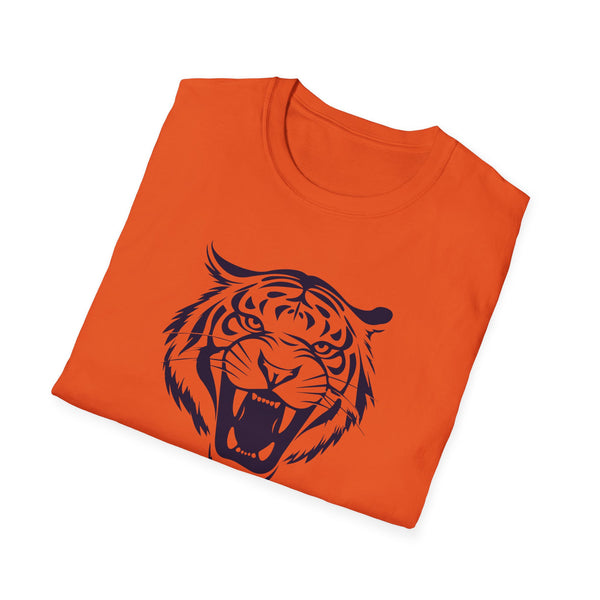 Unisex Navy Blue Tiger Graphic T-Shirt