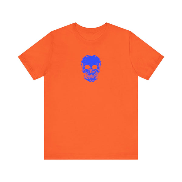 FUGITIVE TEES - NEON BLUE MINI SKULL TEE