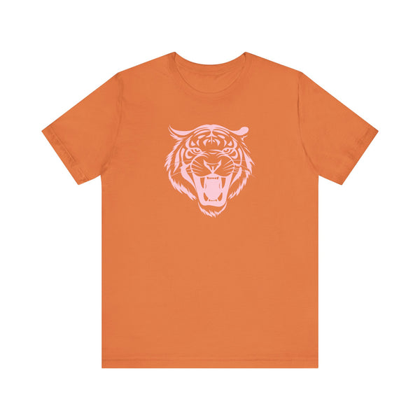 Patel Pink Fierce Tiger Graphic Tee - Unisex Jersey Short Sleeve Shirt