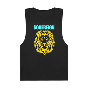 Sovereign Lion Unisex Tank Top - Bold Design for Summer Vibes