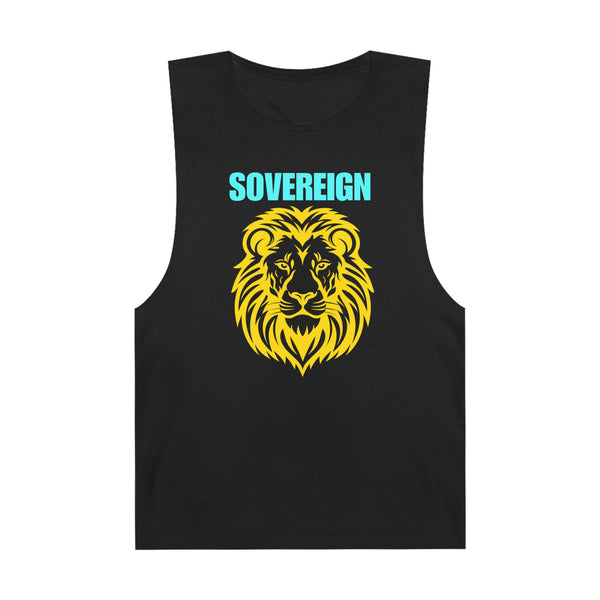 Sovereign Lion Unisex Tank Top - Bold Design for Summer Vibes