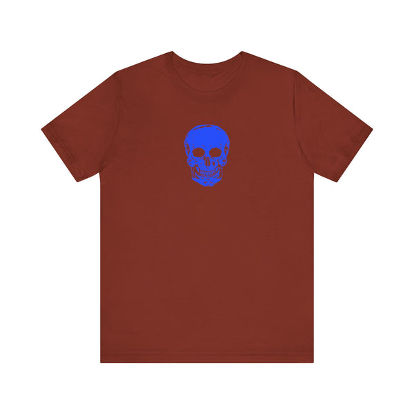 FUGITIVE TEES - NEON BLUE MINI SKULL TEE