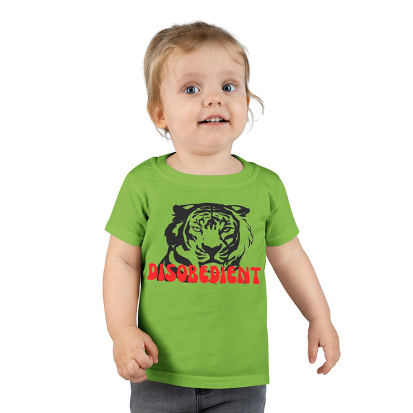 Disobedient Tiger Toddler T-Shirt - Fun and Playful Kids' Apparel