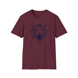 Unisex Navy Blue Tiger Graphic T-Shirt