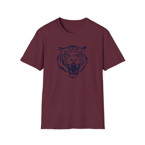 Unisex Navy Blue Tiger Graphic T-Shirt