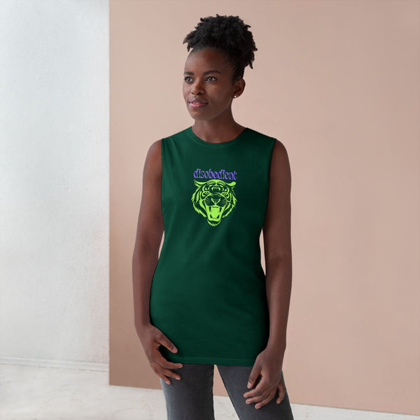 Disobedient Tiger Graphic Unisex Tank Top - Perfect for Summer Adventures
