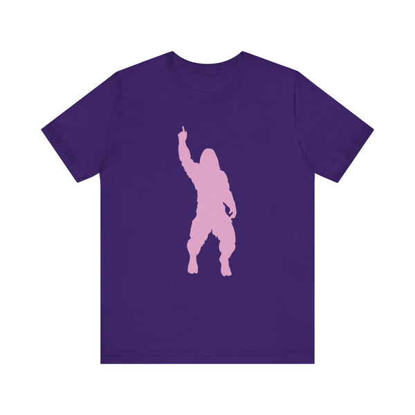 big foot purple tee