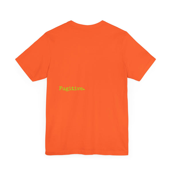 Fugitive Neon Lime Skull Tee - Unisex Jersey Short Sleeve T-Shirt