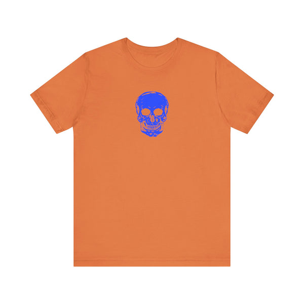 FUGITIVE TEES - NEON BLUE MINI SKULL TEE