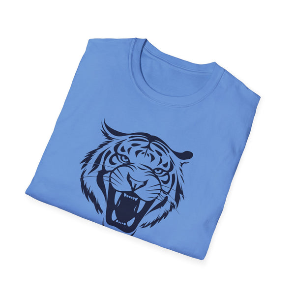 Unisex Navy Blue Tiger Graphic T-Shirt