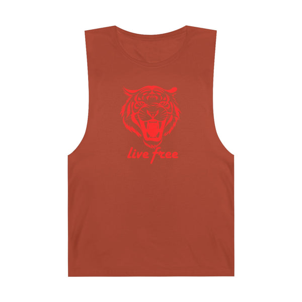 Live Free Tiger Unisex Tank Top