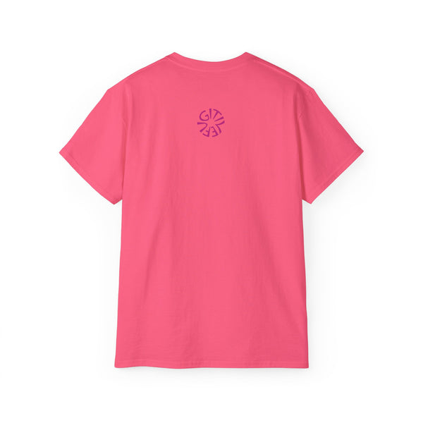 Neon Pink Live Free Tiger Graphic Tee - Unisex Ultra Cotton T-Shirt