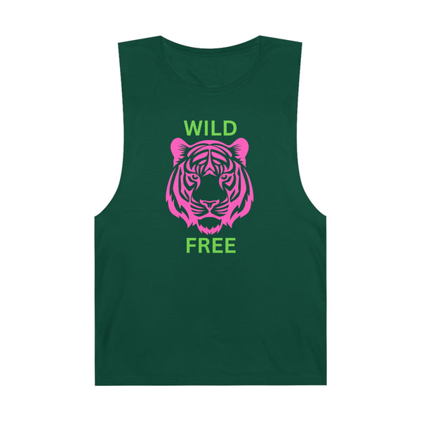 Wild & Free Unisex Tank Top - Vibrant Tiger Design