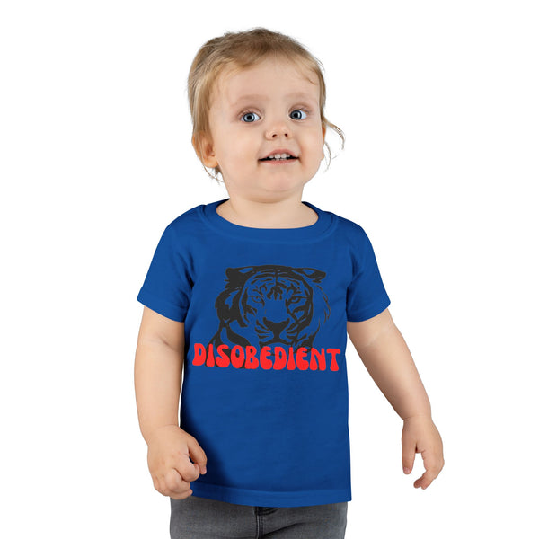 Disobedient Tiger Toddler T-Shirt - Fun and Playful Kids' Apparel