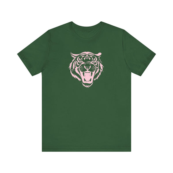 Fugitive Patel Pink Tiger Graphic Tee for Casual Style