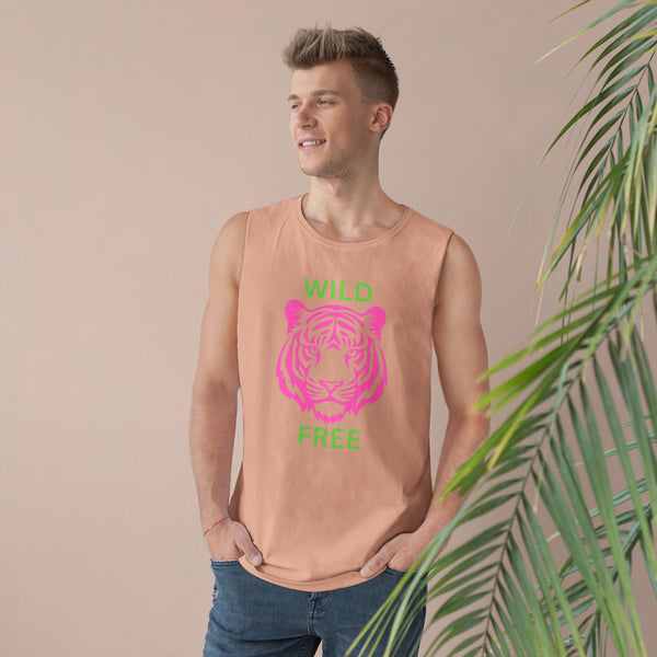 Wild & Free Unisex Tank Top - Vibrant Tiger Design