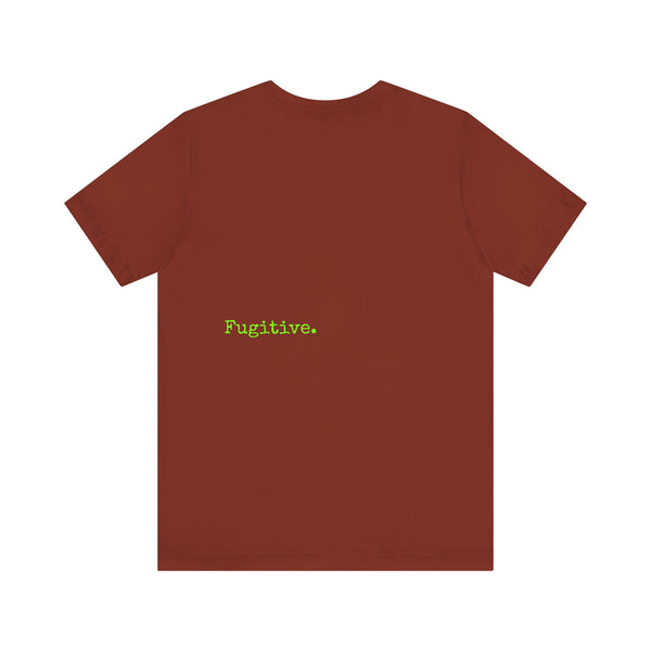 Fugitive Neon Lime Skull Tee - Unisex Jersey Short Sleeve T-Shirt