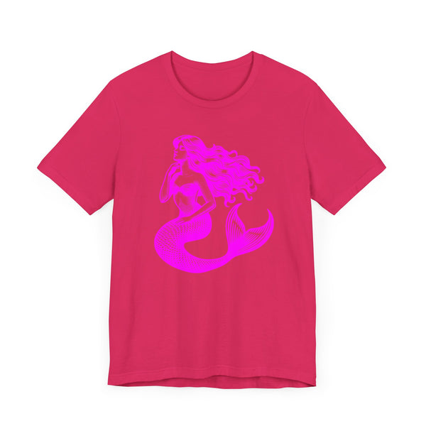 Vibrant Mermaid Graphic Tee - Unisex Jersey Short Sleeve